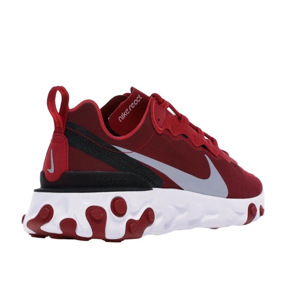 Nike React Element 55 Gym Red Men’s Size 10.5 New - Picture 6 of 13